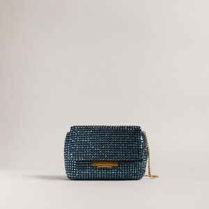 NWOT Ted Baker Gliters Clutch in Blue